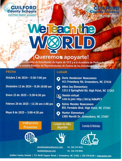 Spanish EL families flier